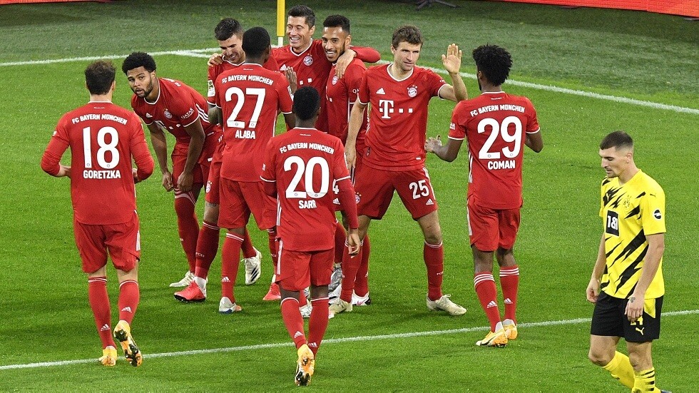 بايرن ميونخ يحسم الكلاسيكو الألماني أمام بوروسيا دورتموند وينفرد بالصدارة (فيديو)
