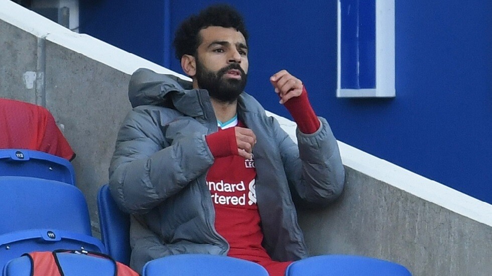 مدرب ليفربول يرد على غضب صلاح بعد استبداله في مباراة برايتون