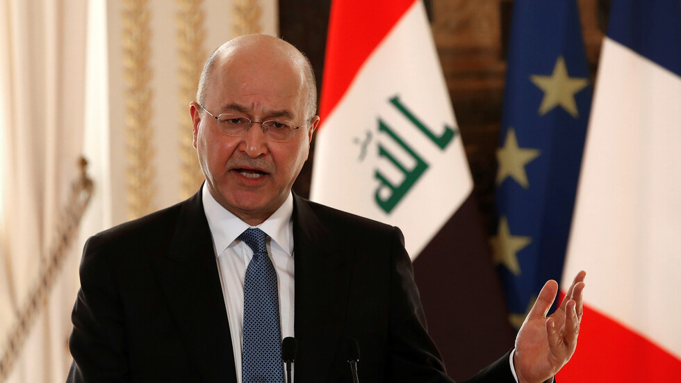 الرئيس العراقي عن أحداث السليمانية: العنف ليس حلا