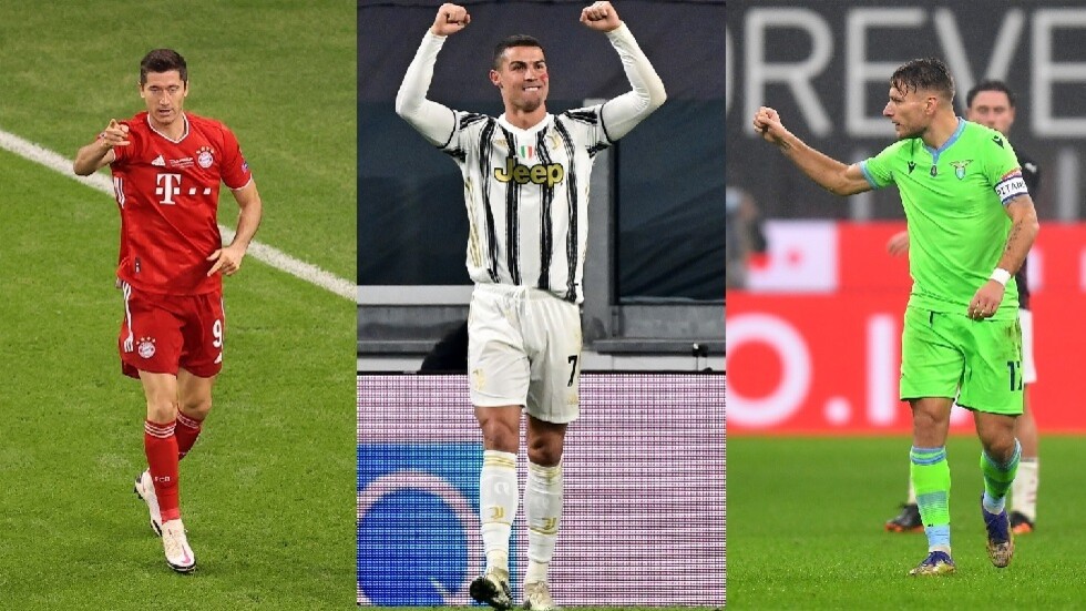 رونالدو يتربع على عرش هدافي "الكالتشيو" وأوروبا لعام 2020