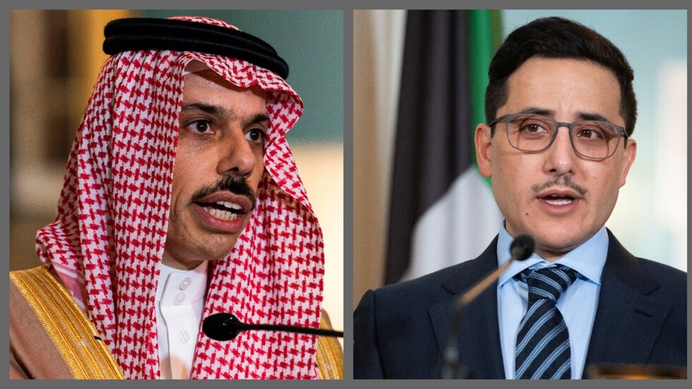وزير الخارجية السعودي يجري محادثات مع نظيره الكويتي