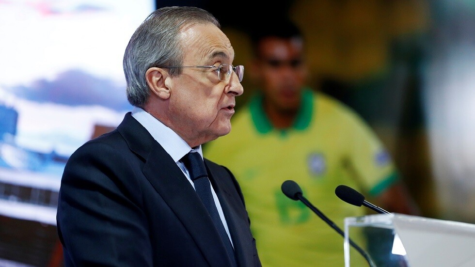 ريال مدريد يعلن إصابة رئيسه بيريز بفيروس كورونا