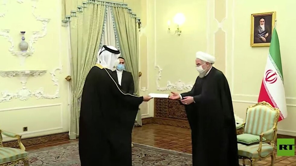 روحاني يستقبل وزير خارجية قطر