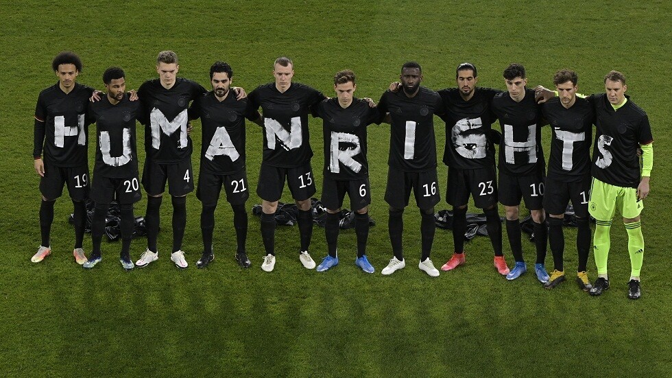 المنتخب الألماني ينضم إلى نظيره النرويجي في دعم "حقوق الإنسان"