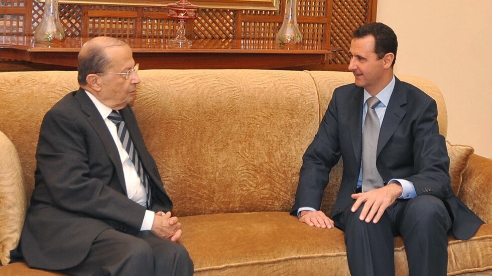 لبنان يكشف عن اتصال بين عون والأسد بشأن ترسيم الحدود البحرية