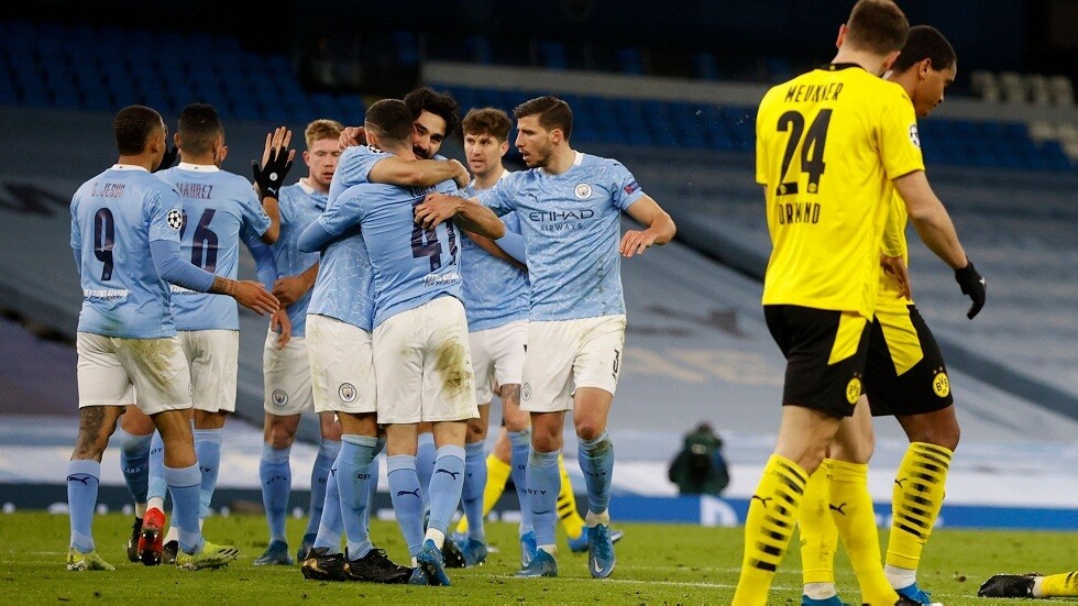 مانشستر سيتي يحقق فوزا في الوقت القاتل على بوروسيا دورتموند بدوري الأبطال (فيديو)