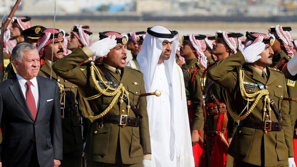محمد بن زايد يعزي ملك الأردن في وفاة الأمير محمد بن طلال