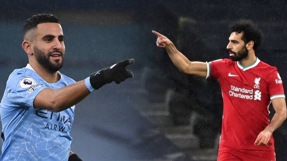 رياض محرز يحتل مكان محمد صلاح