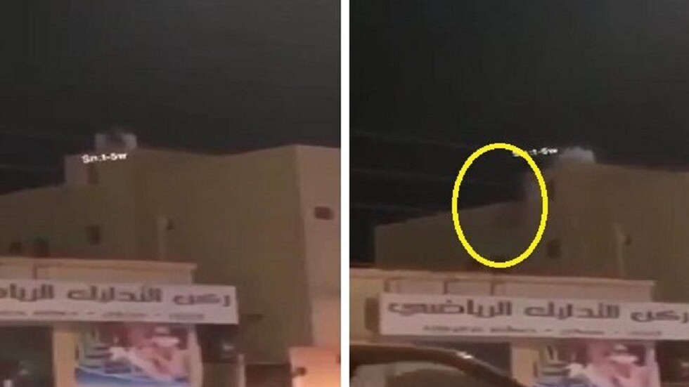 بالفيديو.. سقوط رجل أمن سعودي خلال محاولة إنقاذ مواطن من الانتحار