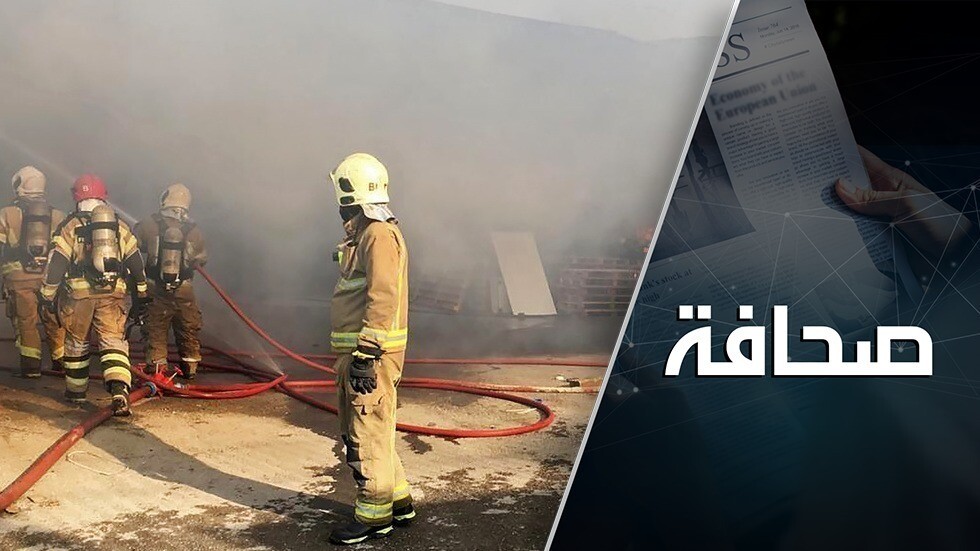 الأعطال والحرائق في إيران ناجمة عن أعمال تخريب