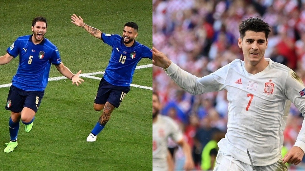 كل ما تريد معرفته عن موقعة إسبانيا وإيطاليا في نصف نهائي كأس أوروبا