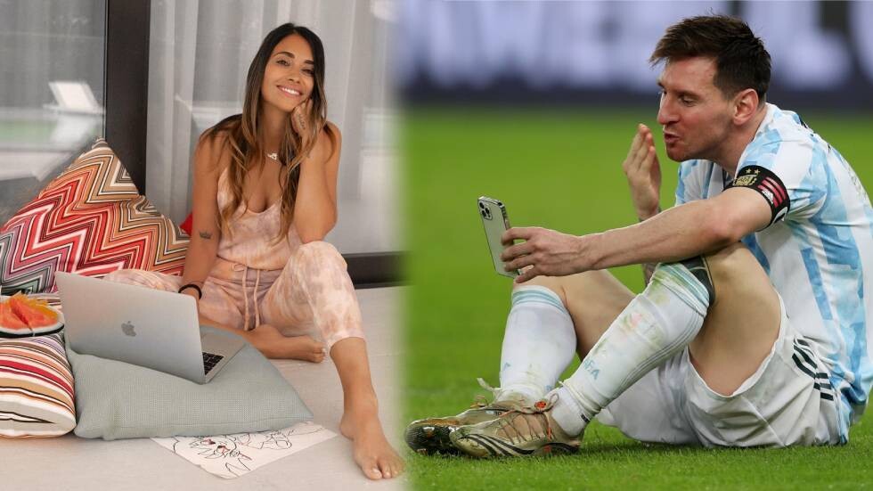 أنتونيلا زوجة ميسي.. تكشف سر مكالمة 