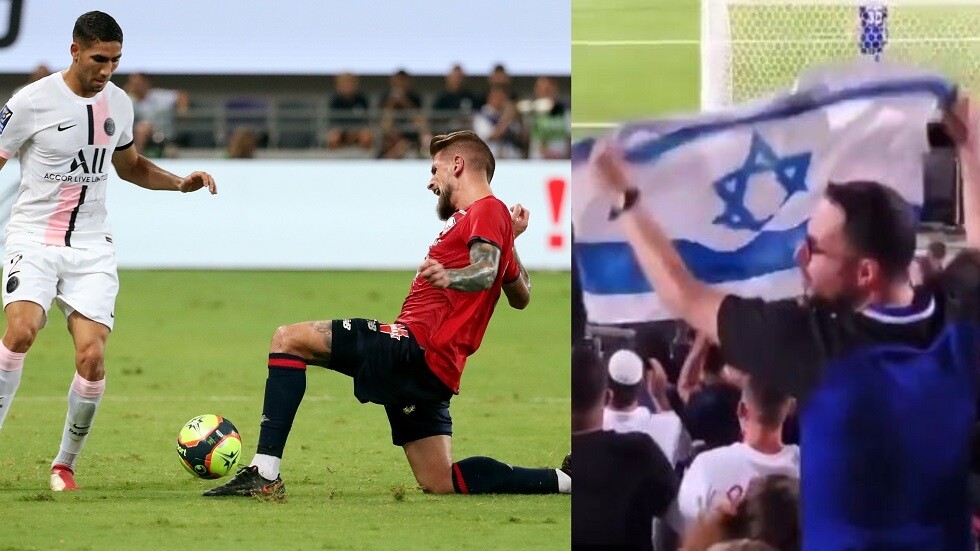 شاهد.. الجماهير الإسرائيلية تطلق صافرات استهجان ضد المغربي حكيمي
