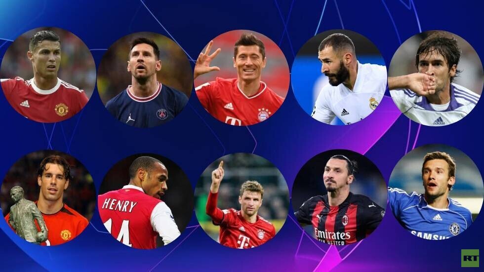 قائمة أفضل هدافي دوري أبطال أوروبا عبر التاريخ