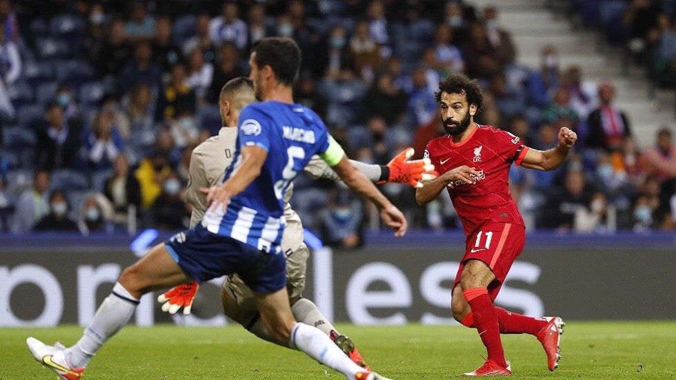 ليفربول يحتفي بصلاح بعد تألقه في مباراة بورتو