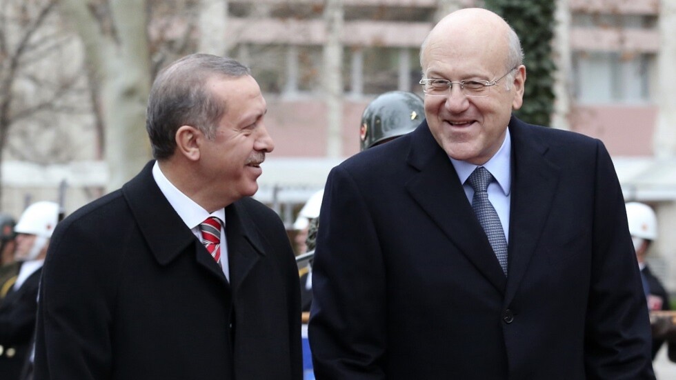 أردوغان يهاتف رئيس الوزراء اللبناني نجيب ميقاتي