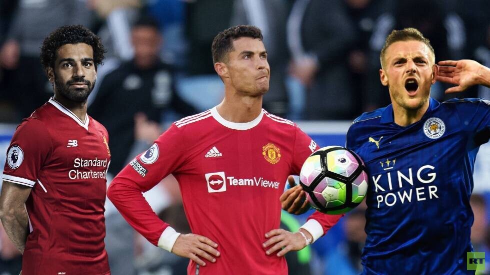 قائمة هدافي الدوري الإنجليزي بعد هدف صلاح "المذهل" وخسارة رونالدو الرهان أمام فاردي