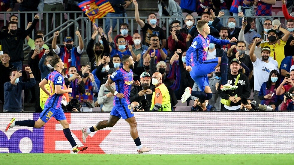 برشلونة يحقق فوزه الأول في دوري الأبطال هذا الموسم على حساب دينامو كييف (فيديو)