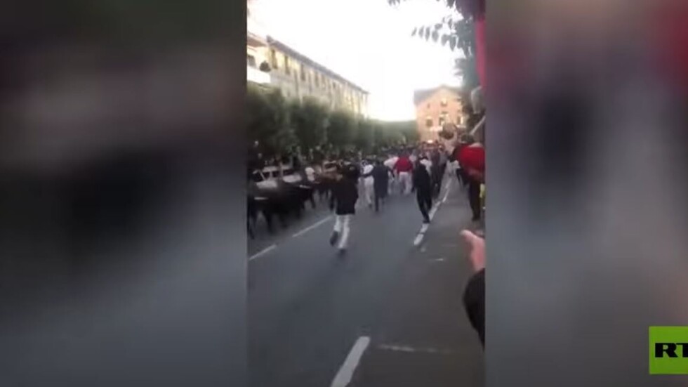 جرحى بمهرجان مطاردة الثيران في إسبانيا