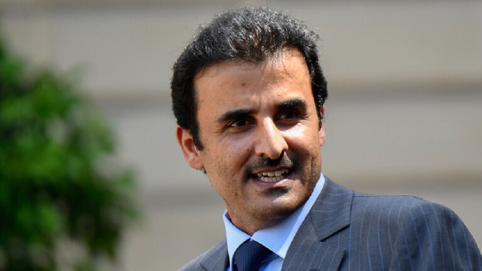 أمير قطر يبرق للملك السعودي معزيا
