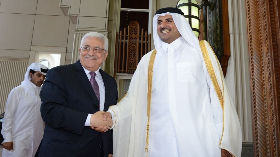 الشيخ تميم يبحث مع عباس وهنية الأوضاع في فلسطين