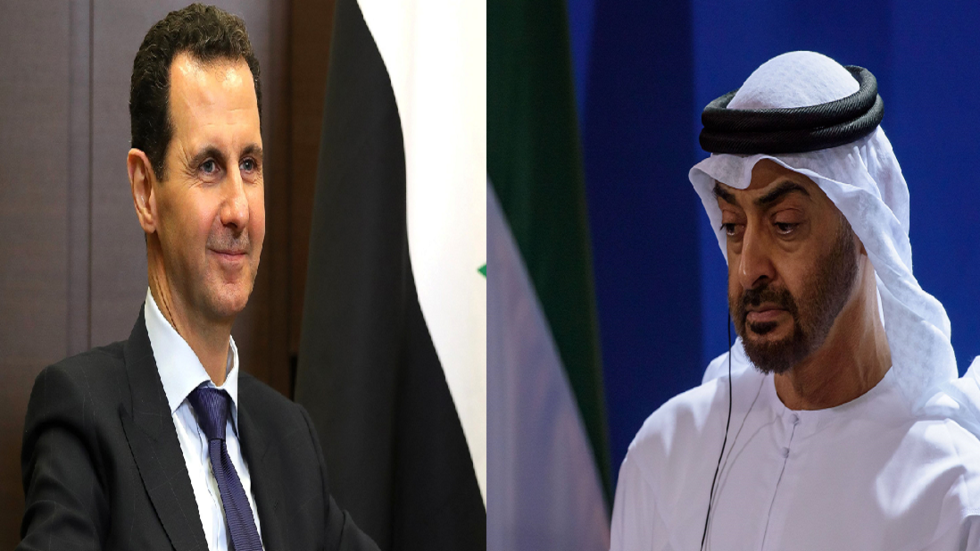 الرئيس السوري وولي عهد أبو ظبي يتبادلان التهاني بحلول عيد الفطر