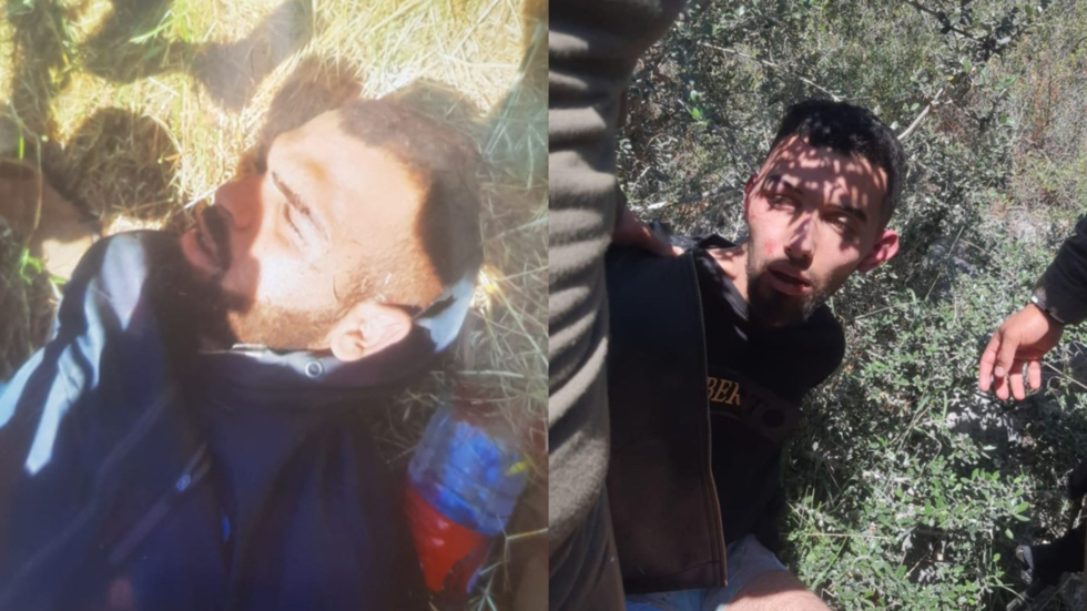 لحظة القبض على منفذي عملية إلعاد