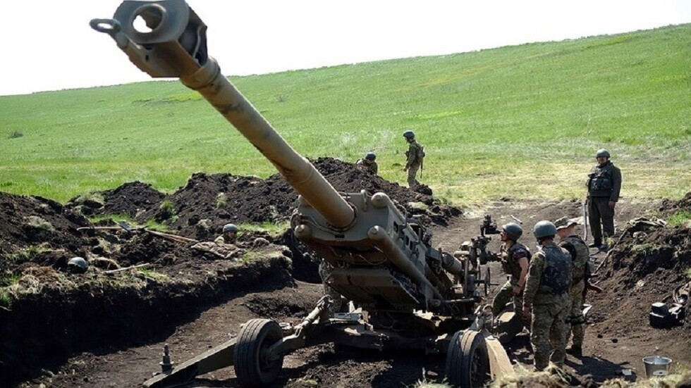 أول مدفع هاوتزر M777 أمريكي غنيمة بيد قوات لوغانسك
