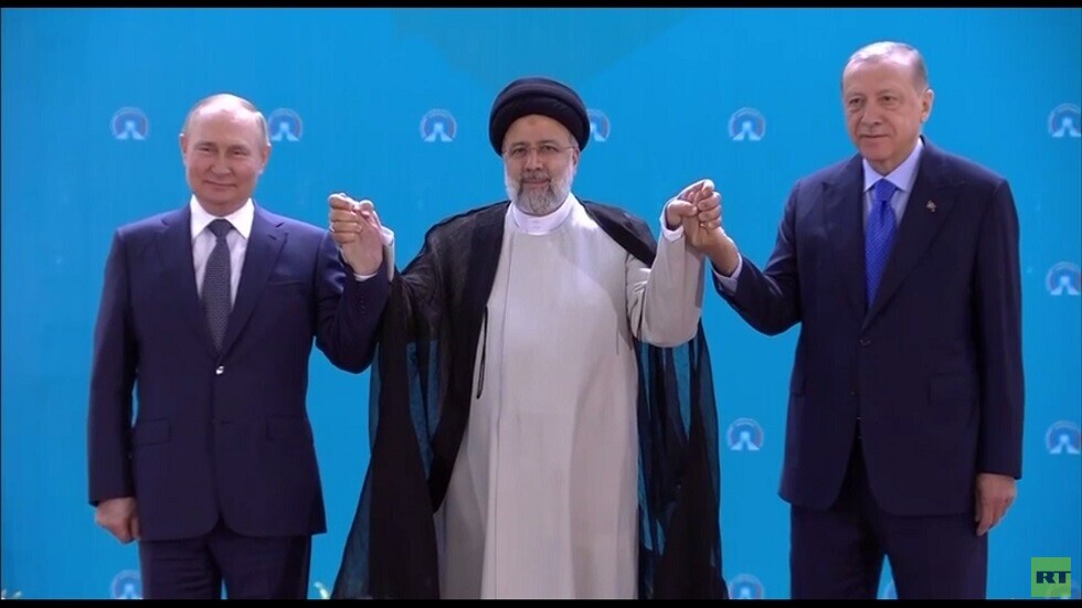 بدء قمة بوتين رئيسي أردوغان في طهران