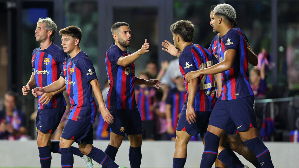 شاهد.. مهرجان أهداف برشلونة أمام إنتر ميامي