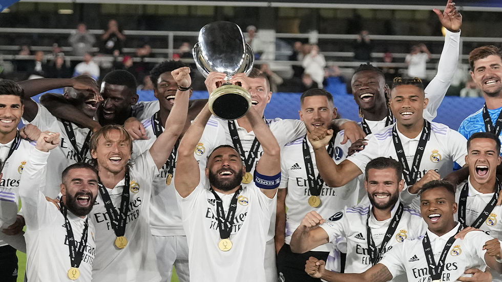 ريال مدريد يهزم آينتراخت ويتوج بالسوبر الأوروبي للمرة الخامسة في تاريخه (فيديو)