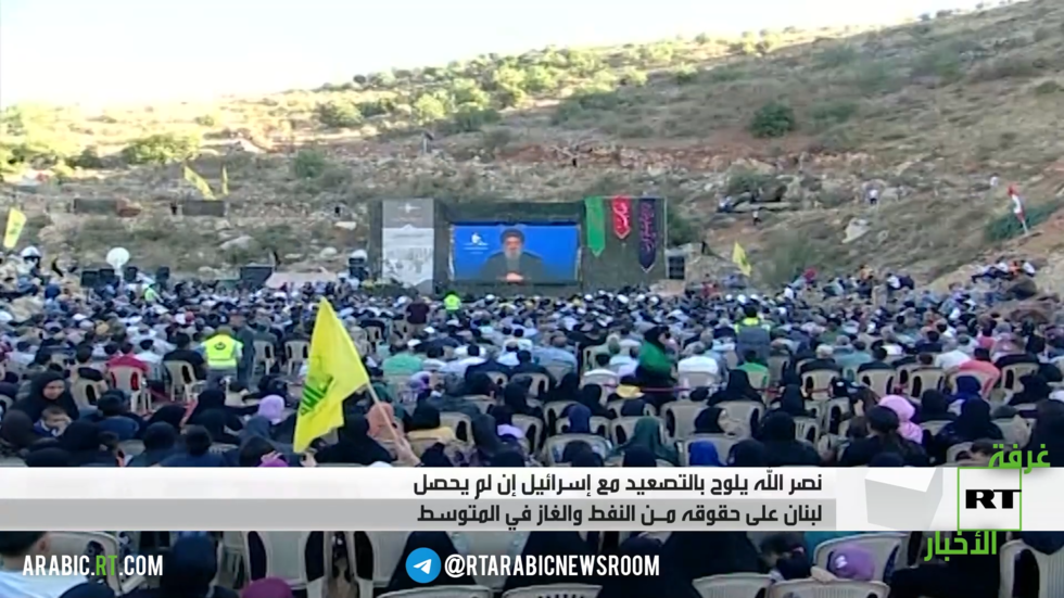 لبنان.. نصر الله يلوّح بالتصعيد مع اسرائيل