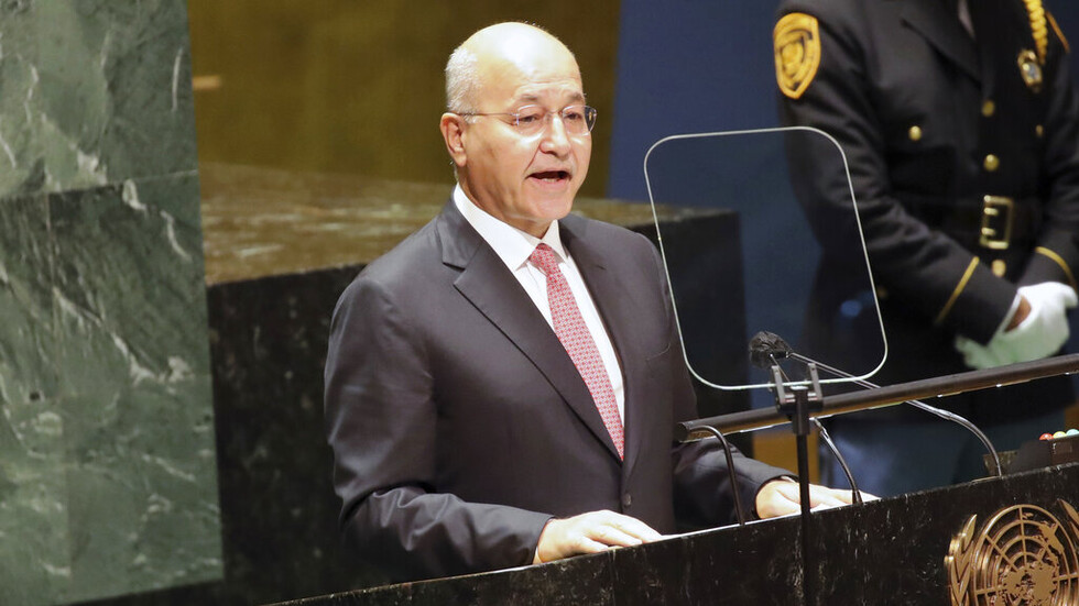الرئيس العراقي يشيد بموقف الصدر لوقف أعمال العنف