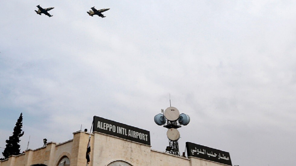 مراسل RT: عدوان إسرائيلي استهدف محيط مطار حلب الدولي في سوريا (صور + فيديو)