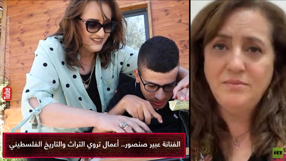 فلسطين وتراثها بعيون الفنانة عبير صنصور