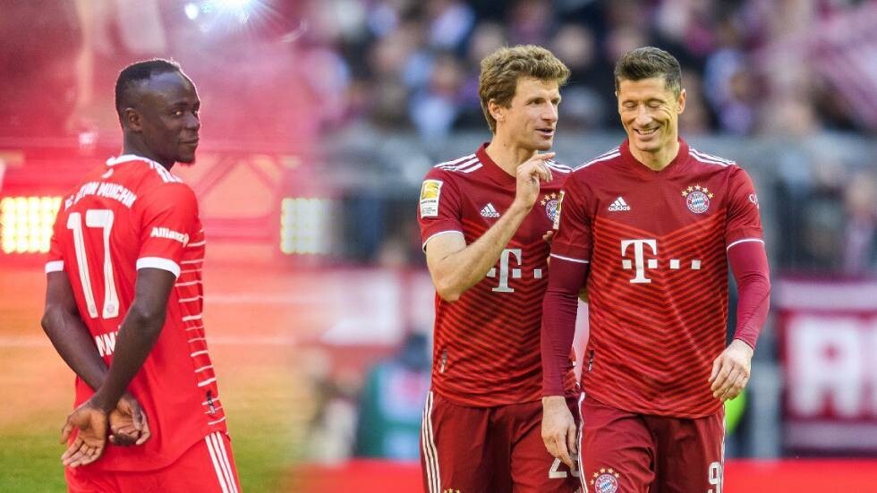 ماني يذكر مولر بعدم تمرير الكرة إلى ليفاندوفسكي