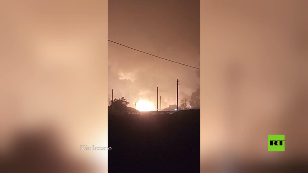 شاهد.. تحطم صاروخ كوري جنوبي بعد إطلاقه أثناء مناورات عسكرية