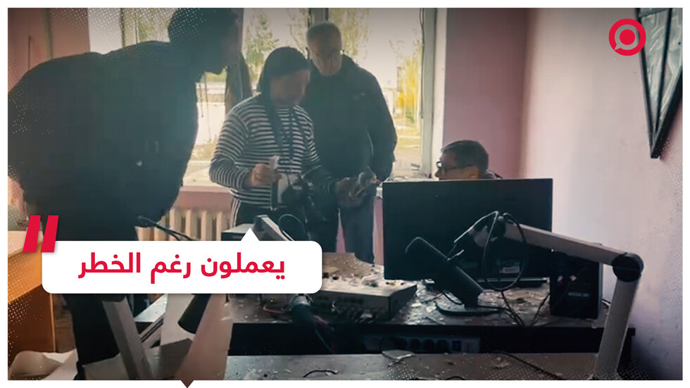 استمرار عمل الشركة التلفزيونية في ميليتوبول بعد هجوم إرهابي استهدفها
