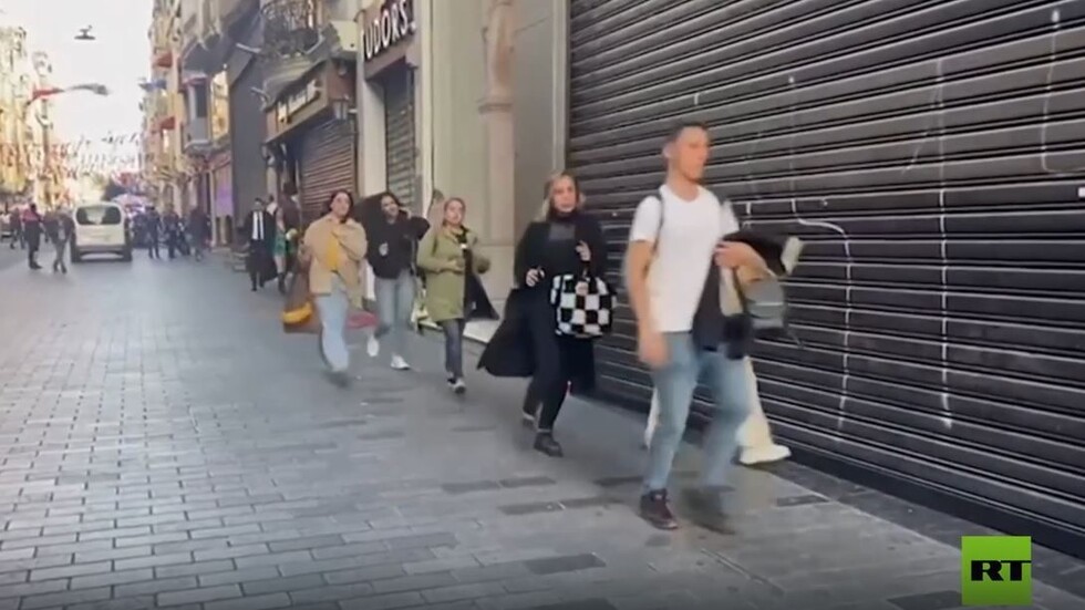 لحظة وقوع انفجار اسطنبول
