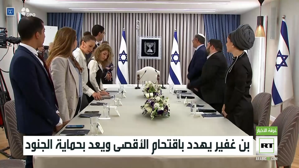 بن غفير يهدد باقتحام الأقصى ويعد بحماية الجنود