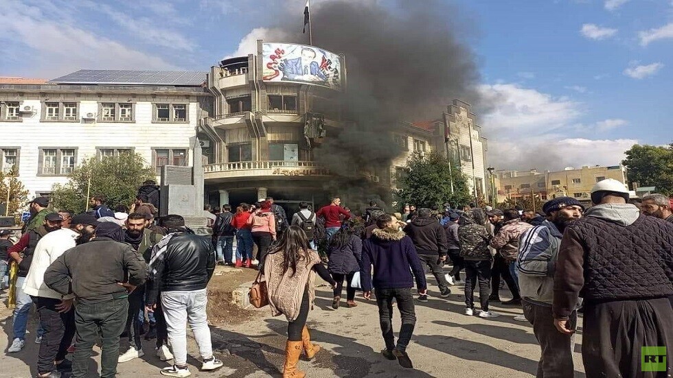 مصادر: جرحى في احتجاجات شهدتها السويداء جنوب سوريا (صور+ فيديو)