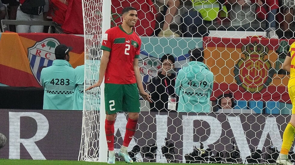 سر رقصة "البطريق" لأشرف حكيمي بعد هدفه في شباك إسبانيا