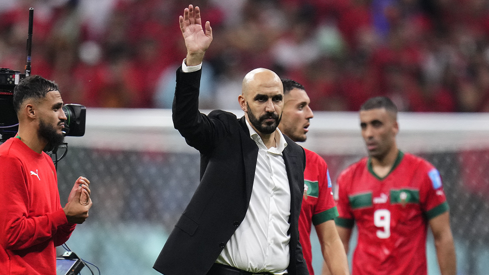 أول تعليق للركراكي بعد خسارة المغرب من فرنسا