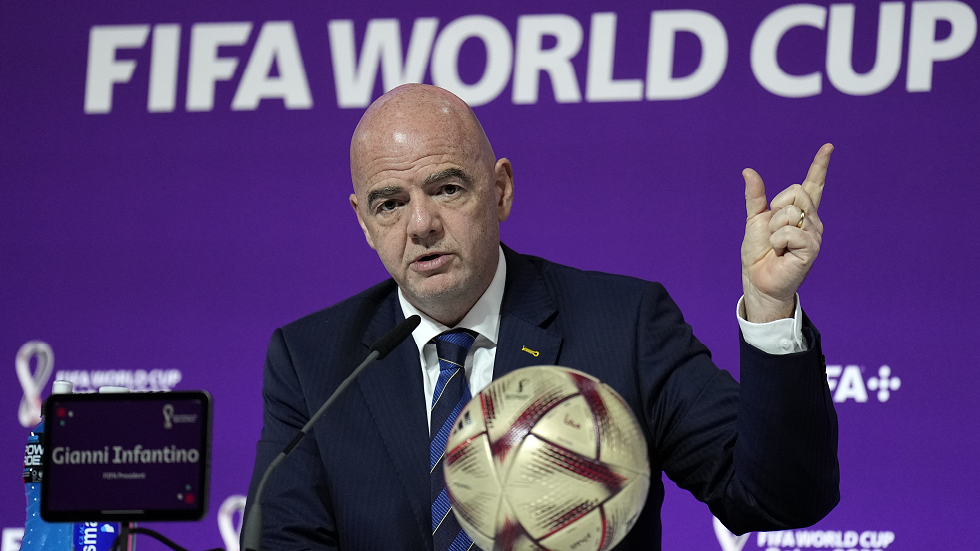 رئيس "الفيفا" يشيد بأداء المنتخب المغربي في مونديال قطر
