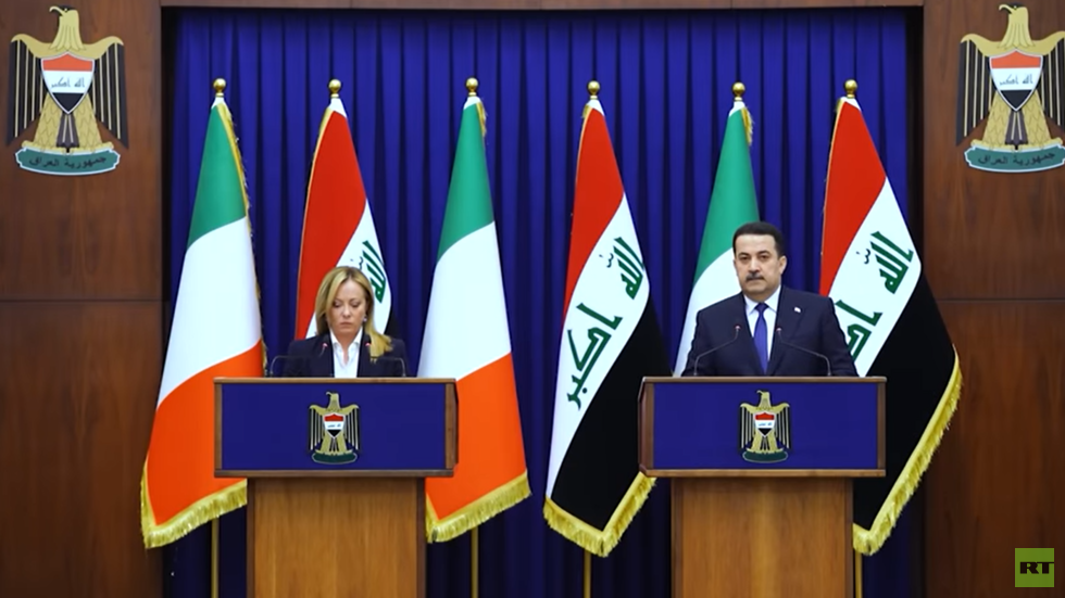 علم إيرلندا أم إيطاليا؟ روما تحسم الجدل الحاصل حول بروتوكول اجتماع ميلوني والسوداني (فيديو + صورة)