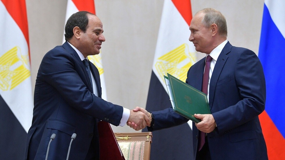 الكرملين: بوتين والسيسي بحثا صفقة الحبوب والسلام في الشرق الأوسط وأمن شمال إفريقيا