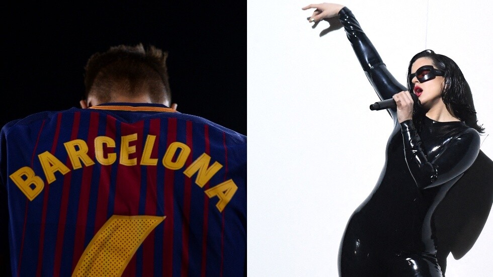 شعار روزاليا على قميص برشلونة في الكلاسيكو أمام ريال مدريد