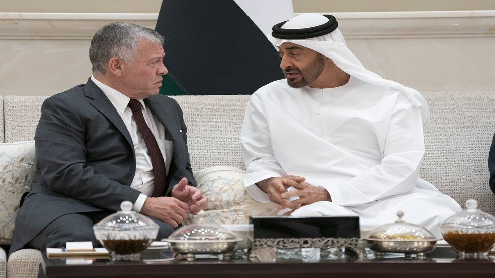 الرئيس الإماراتي يستقبل ملك الأردن