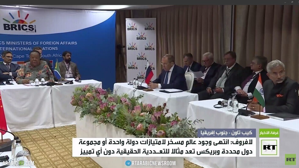 لافروف: بريكس مثال للعمل الشامل دون تمييز