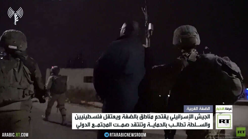 الجيش الإسرائيلي يقتحم مدن الضفة ويعتقل فلسطينيين